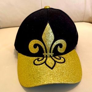 Saints Glitter Cap. Women. Never Worn